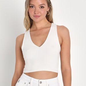 NWT! Lulus white basic top